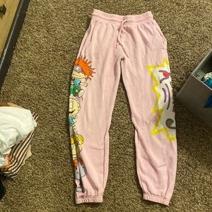 Pink RUGRAT sweatpants